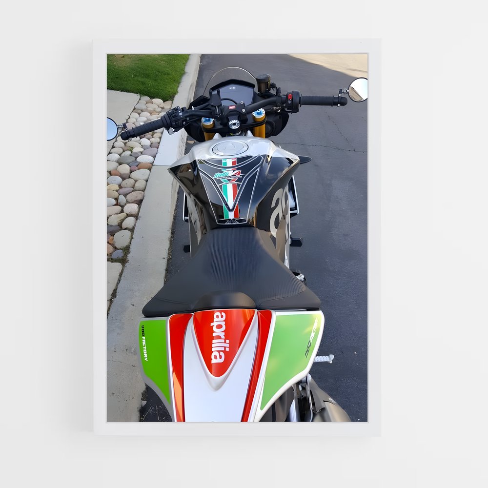 Poster élégant Tuono v factory – affiche Aprilia (vue 3)